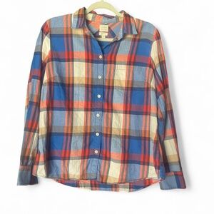 J. Crew Multicolor Plaid Shirt